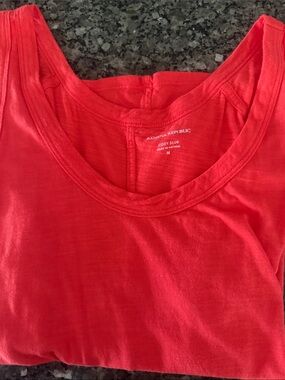 Banana Republic Coral Tank Top - Bright Coral